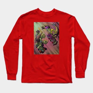 TMNT Michelangelo and Mondo Gecko Long Sleeve T-Shirt